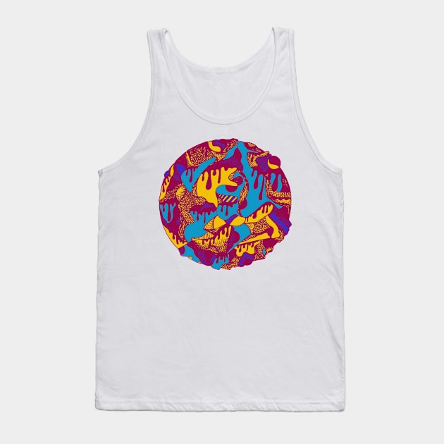 Triad Circle of Drip Tank Top by kenallouis